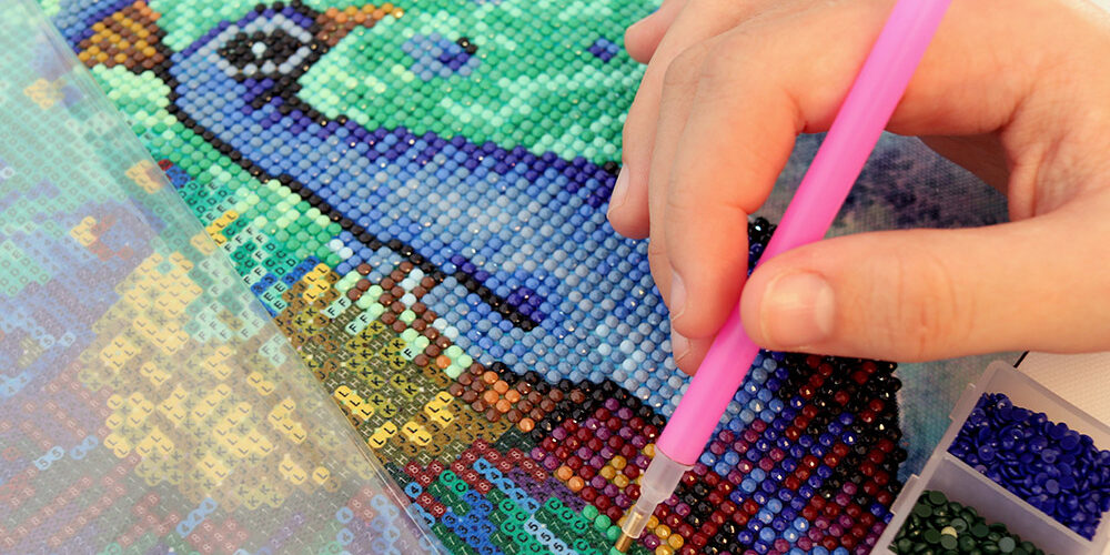 Diamond Art for Kids - Our Crafty Life